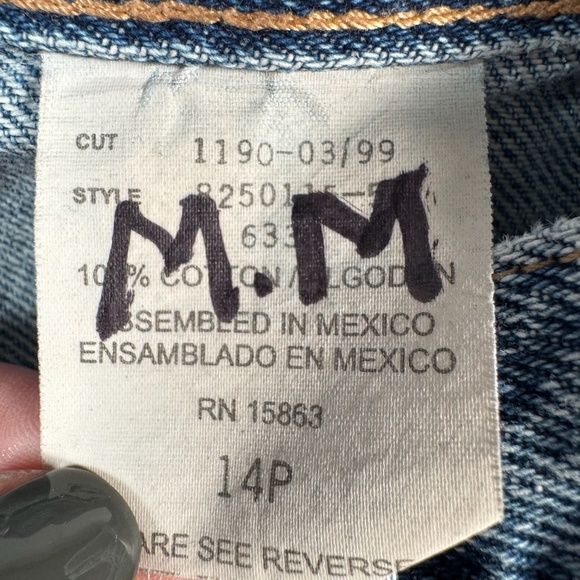 Zena Jeans Womens 14P Blue Mom Straight High Rise Medium Wash Vintage - Picture 4 of 13